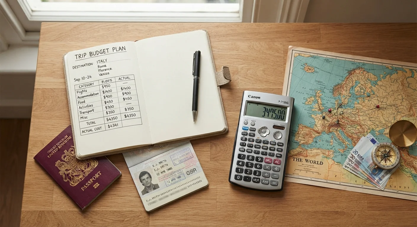 Building a Realistic Travel Budget from Zero