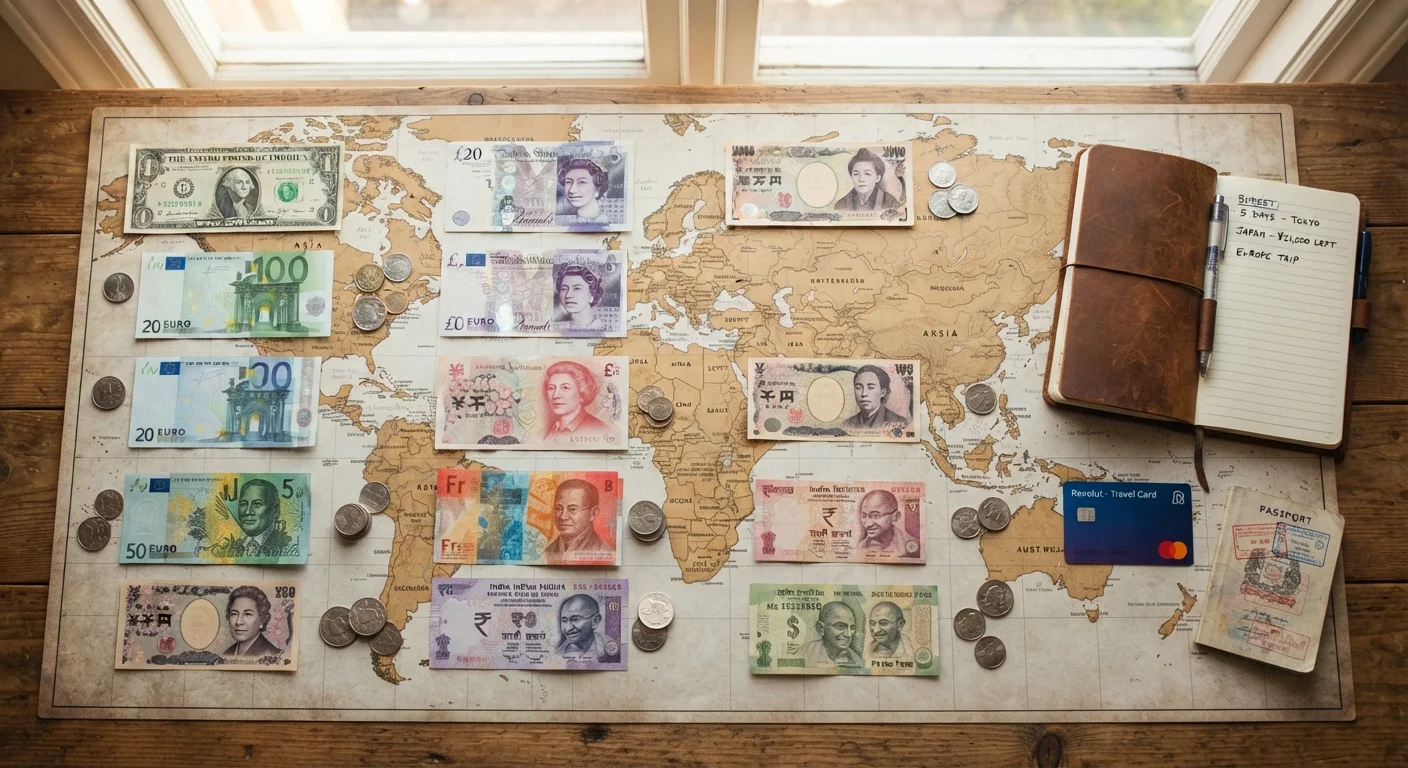 Managing Money Across Multiple Countries on a Single Trip