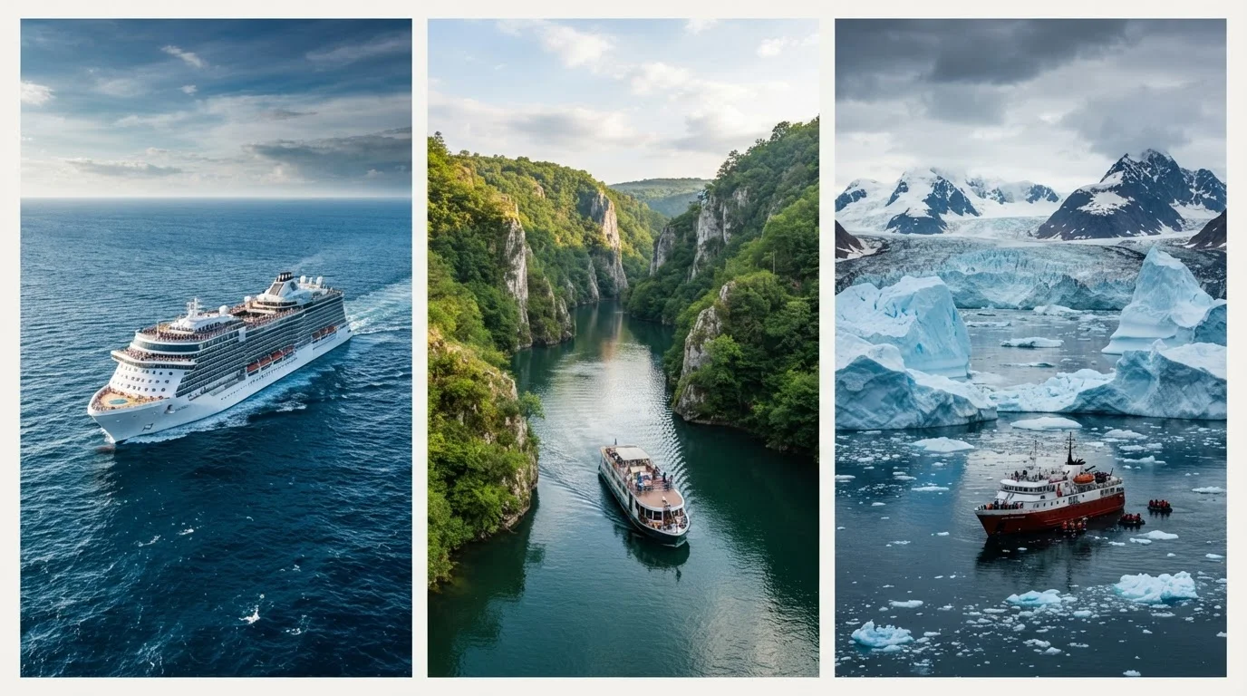 Ocean Cruise, River Cruise, or Expedition: Understanding the Differences