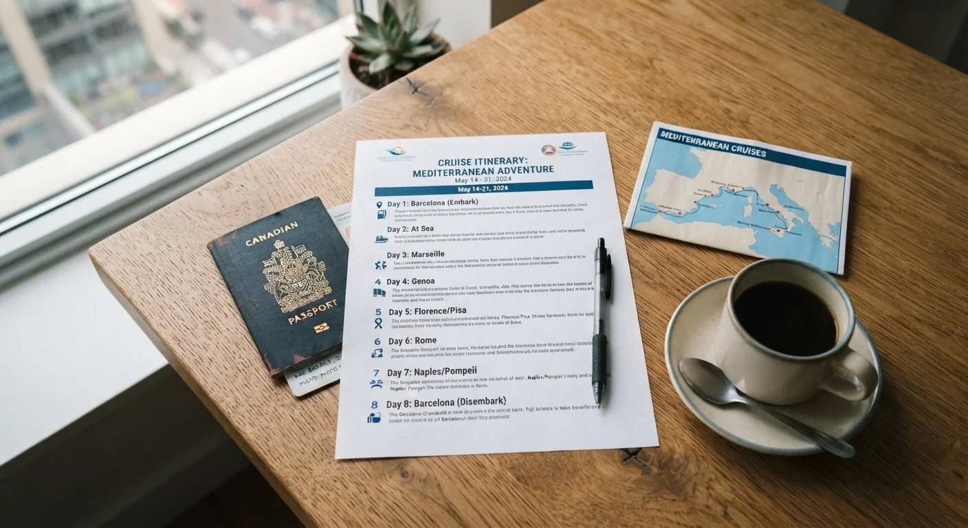Reading a Cruise Itinerary Without Getting Confused
