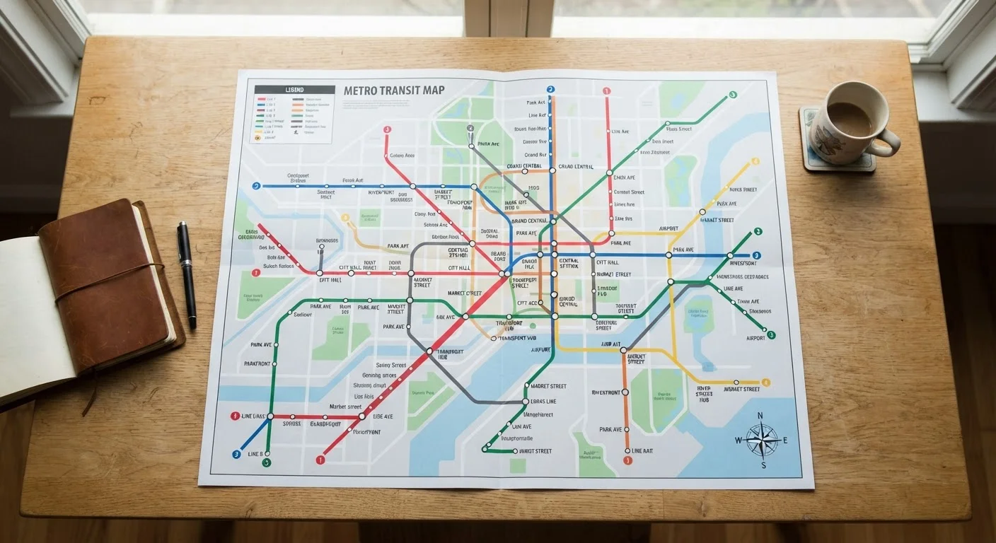 Reading a Transit Map for the First Time