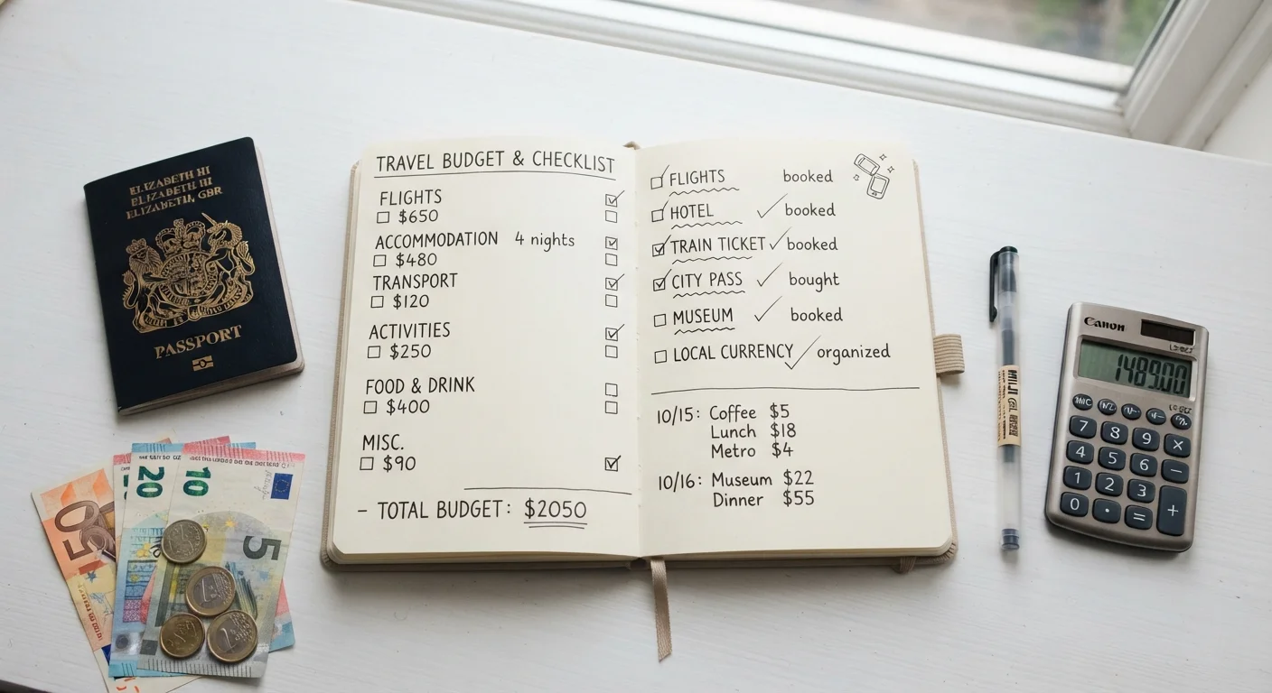 The Pre-Departure Budget Checklist Every First-Time Traveler Should Use