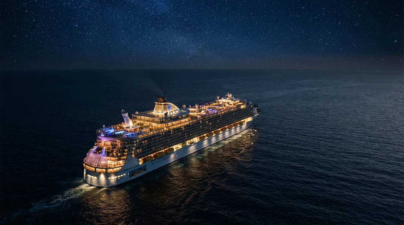 What Cruise Ships Do All Night While You Sleep